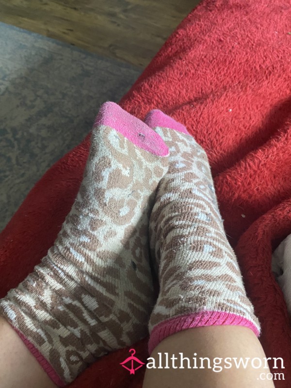 Pink Leopard Sox 24hr Wear
