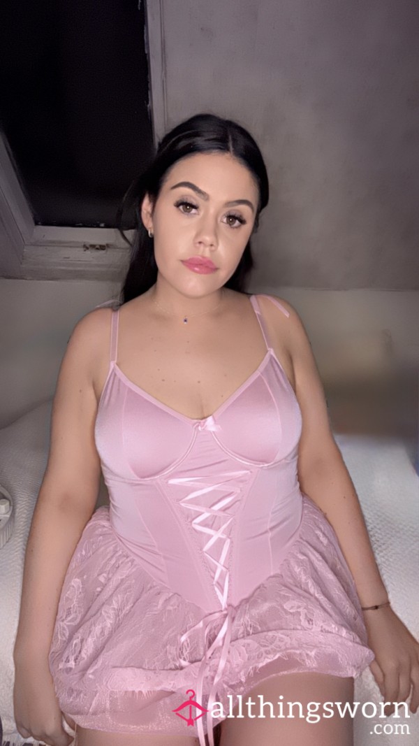 Pink Lingerie Dress