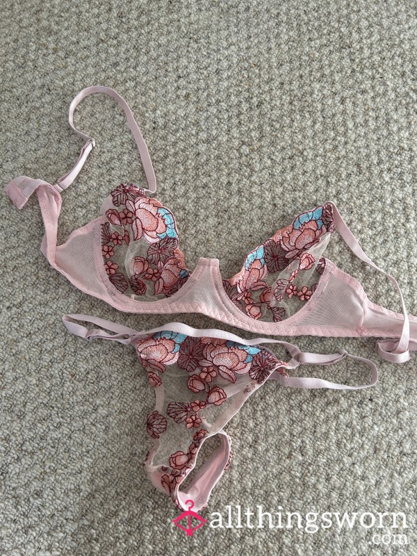 Pink Lingerie Set
