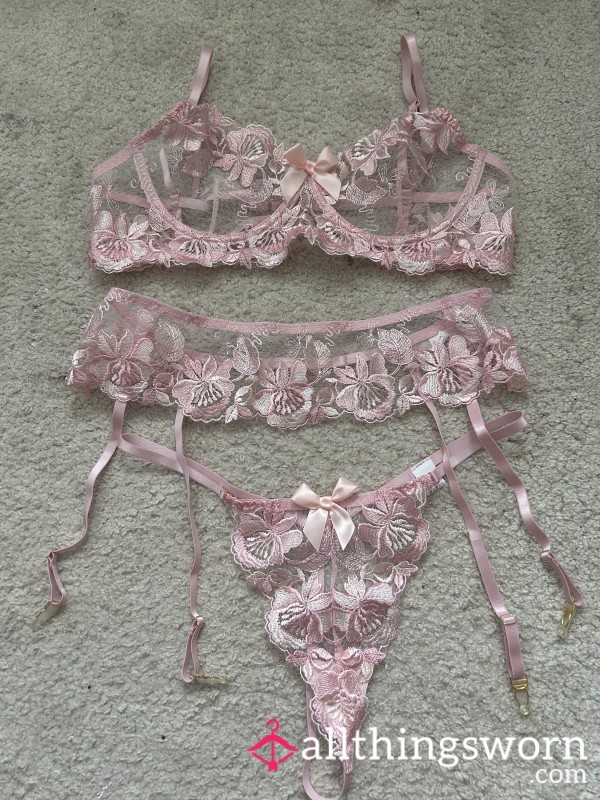 Pink Lingerie Set