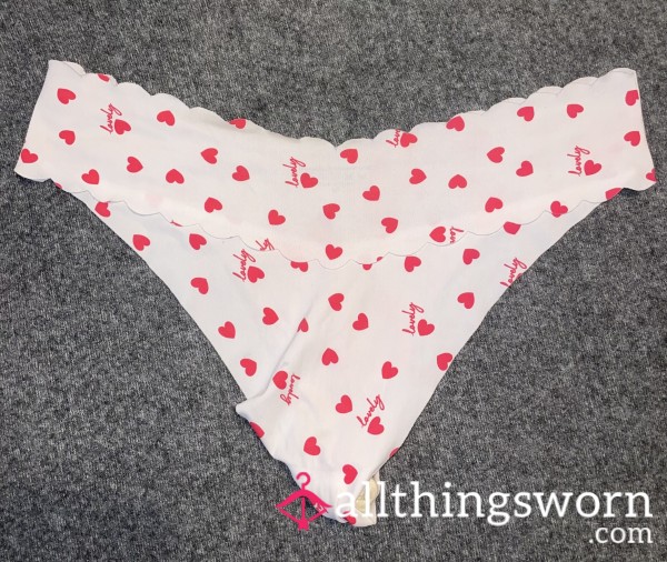 Pink Little Heart Pattern Pantie 🤪🧺