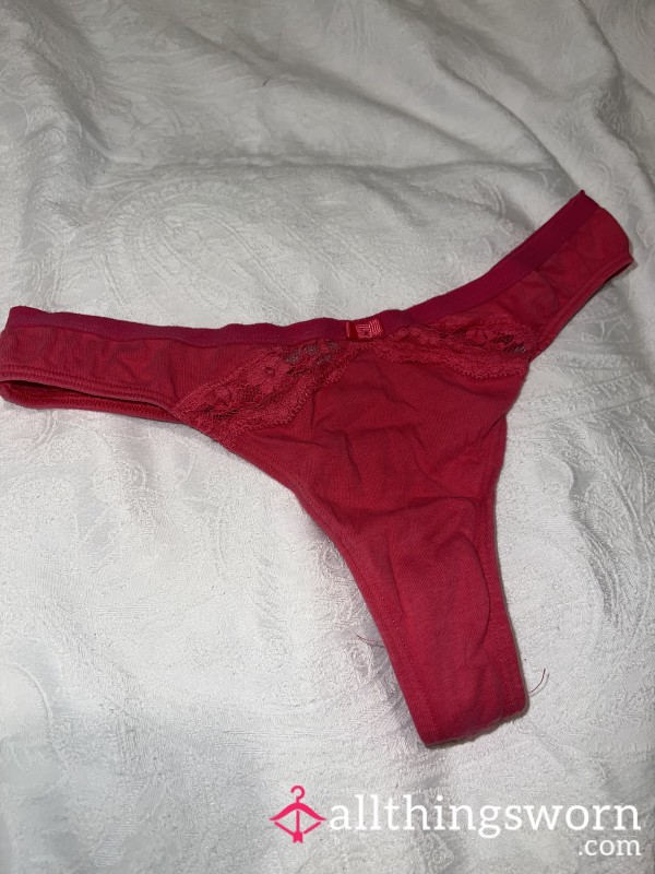 Pink Little Thong Size 6