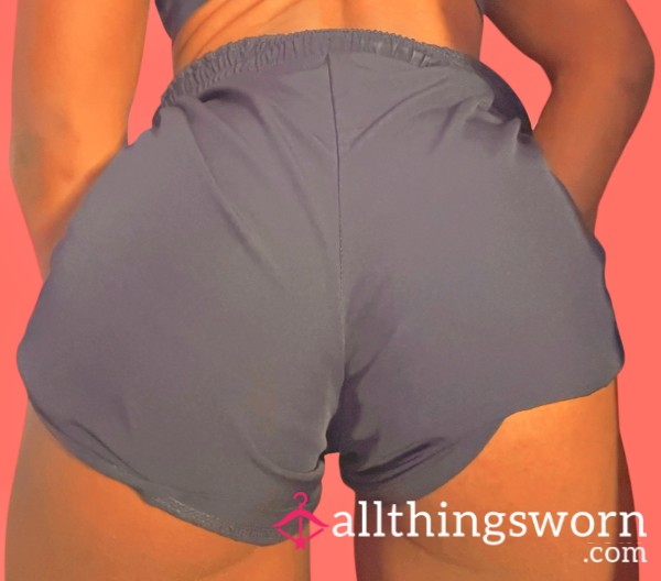 Pink Locker Essential — Blue Workout Shorts