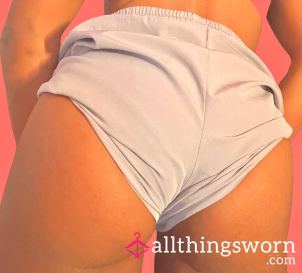 Pink Locker Essential — Grey Workout Shorts