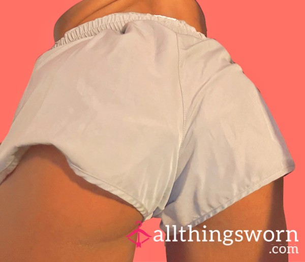 Pink Locker Essential — Grey Workout Shorts