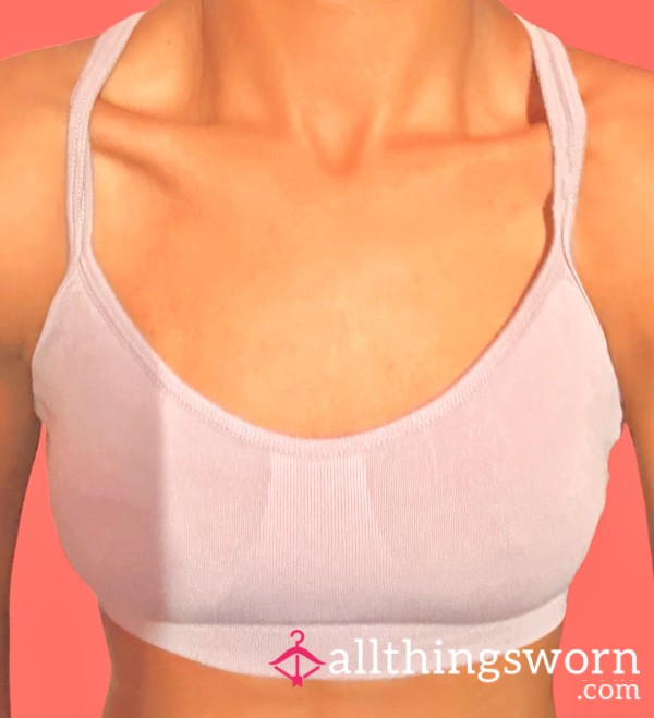 Pink Locker Essential — Purple Sports Bra