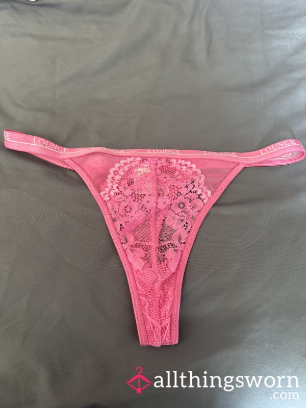 Pink Lounge Thong