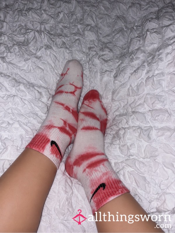 Pink Marble Nike Socks 🩷