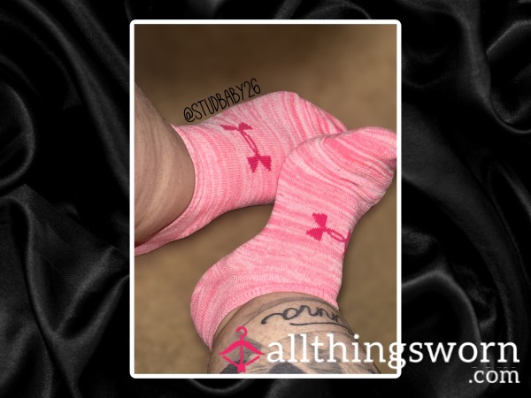Pink Marble? Under Armor Socks 💗
