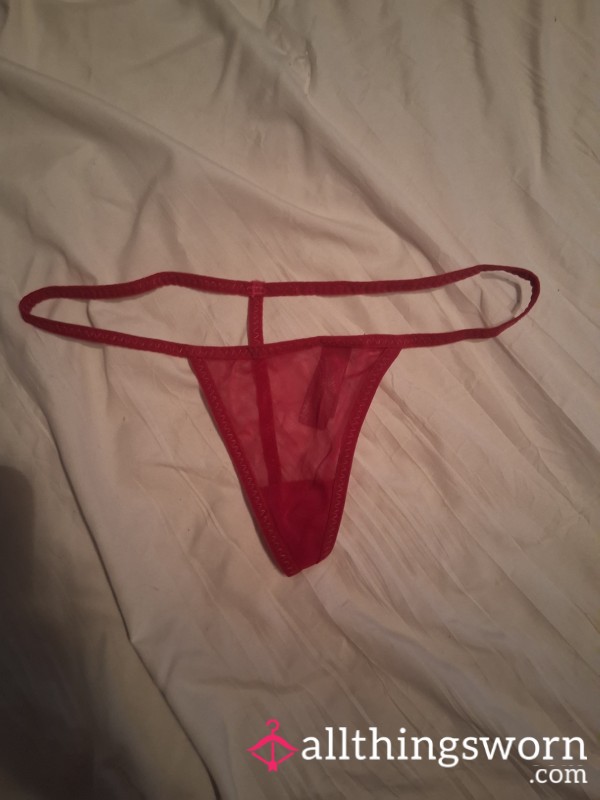 Pink Mesh G-string