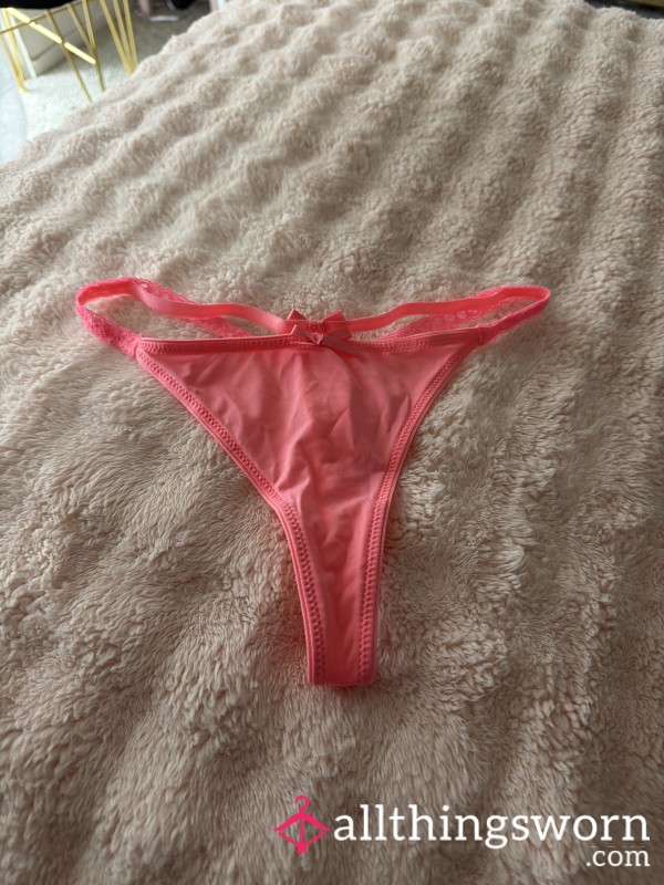 🎀 Pink Mesh Gym Thong 🎀 SALE $13