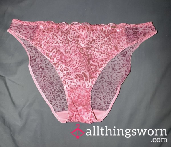 Pink Mesh Panties