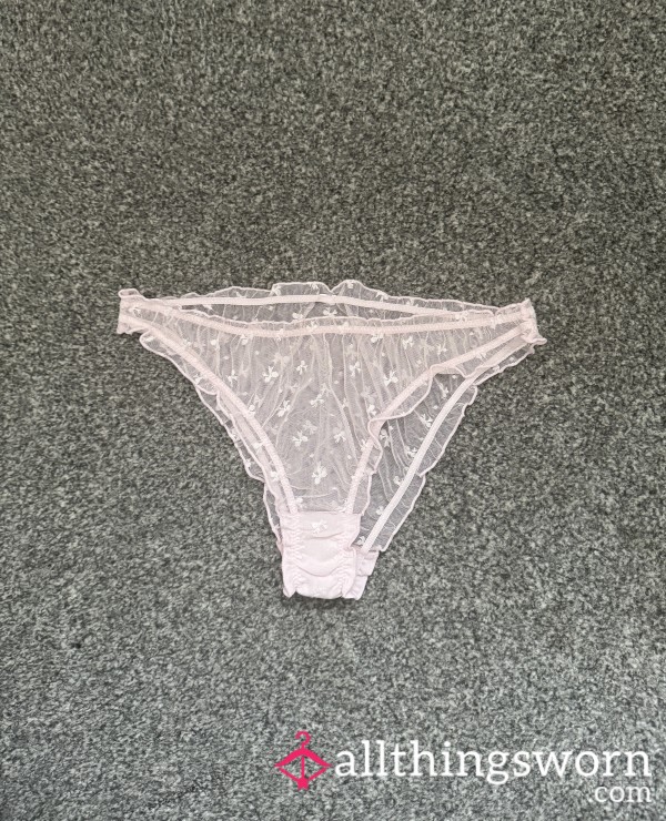 UNAVAILBLE 🌸Pink Mesh Panties🌸