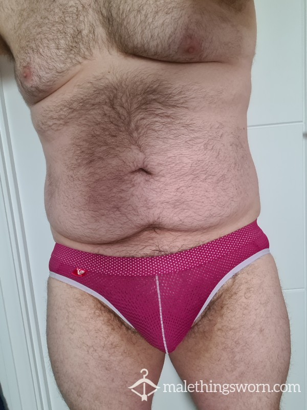 Pink Mesh Style Jockstrap | Size L