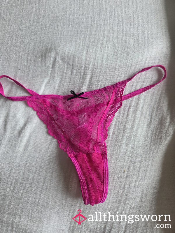 Pink Neon Thong 💓