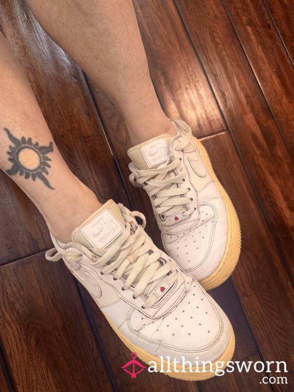 Pink Valentines Nike AF1 2018 Worn