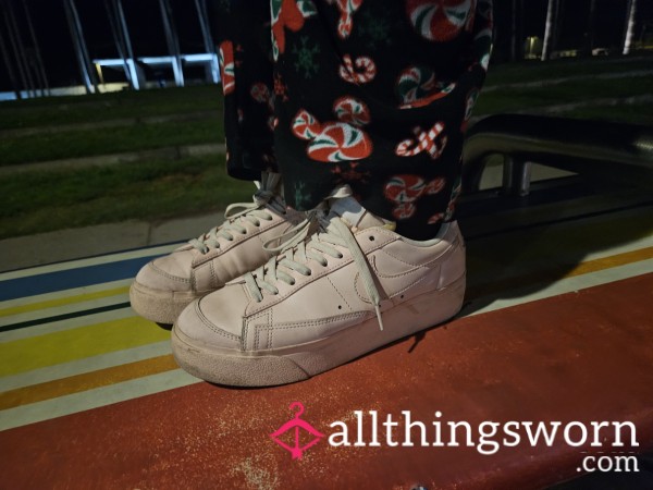 Used Pink Nike Sneakers