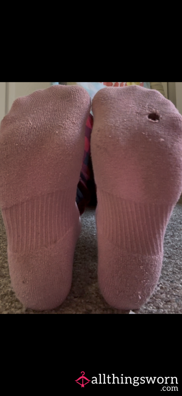 Pink Nike Socks