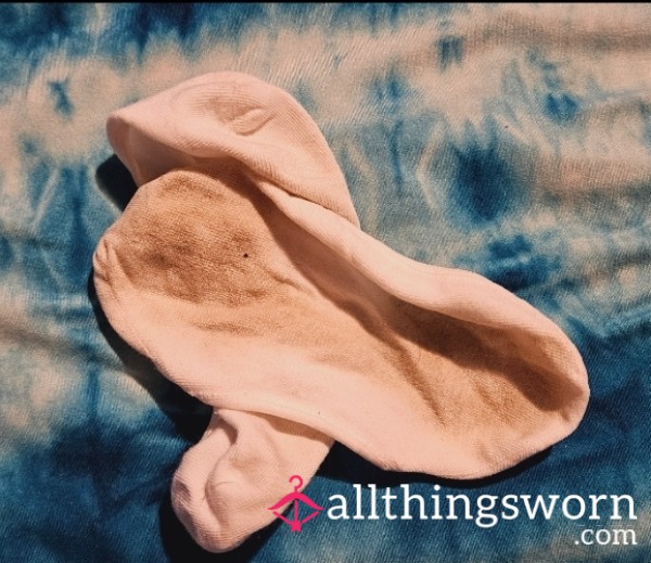 Pink No Show Ankle Socks