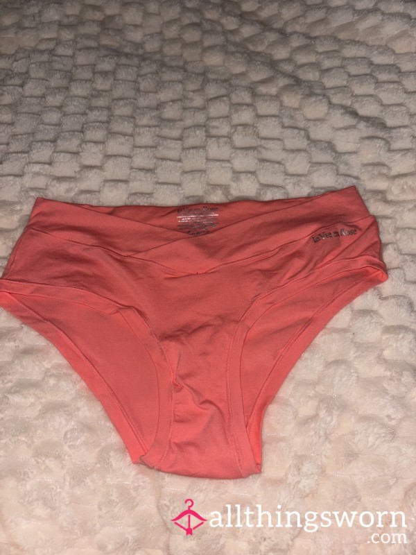 Pink Nylon Bikini Panties