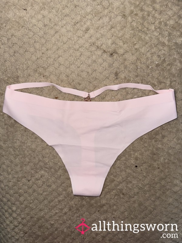 Pink Nylon Lycra Thong