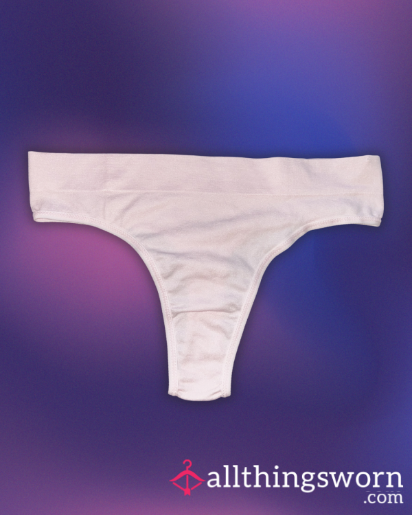 Pink Nylon Thong