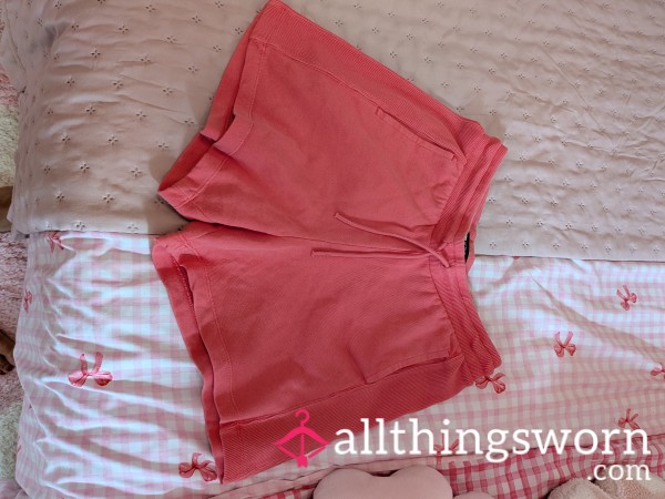 Pink Old Gym Shorts I Can Wear These For.you.upto 48hours So You Get My Lovely Mature Scent