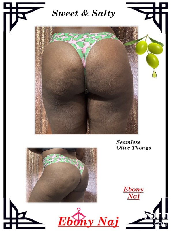 Pink Olive Thongs