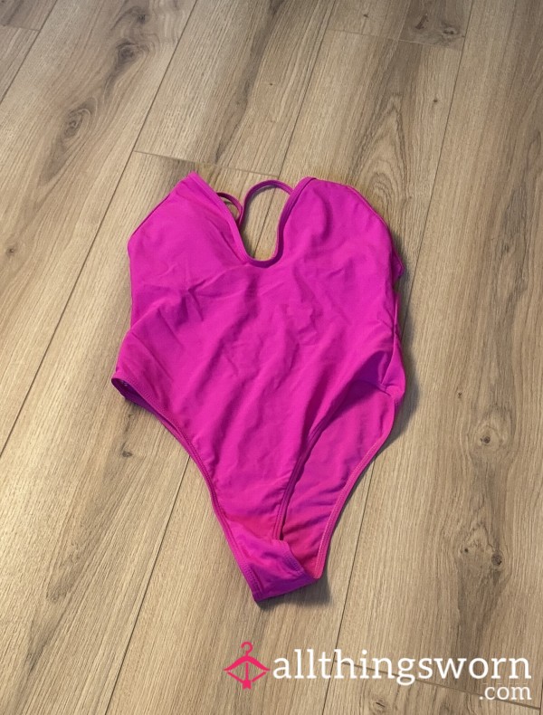 Pink One Piece Swimsuit | Worn To Sauna