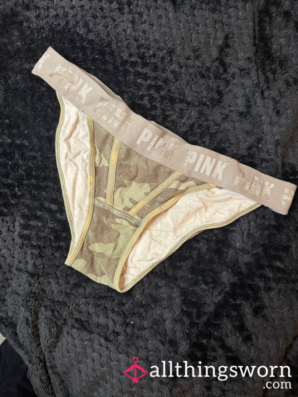 Pink Panties Camo Full Back