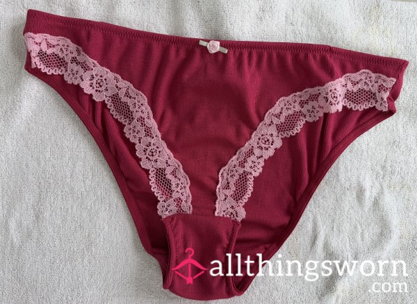 Pink Panties Cotton
