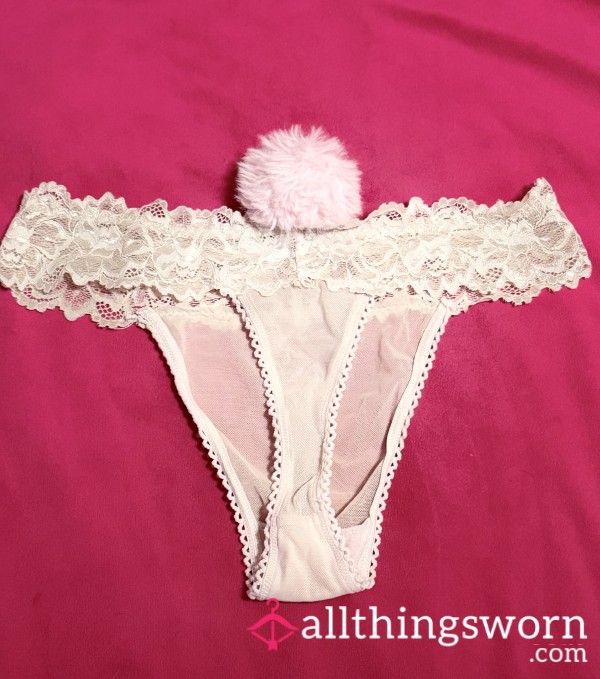 Pink Panties With Bunny Tail