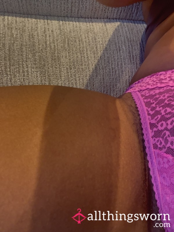 Pink Panties Worn All Day