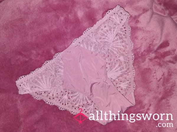 Pink Panties Worn For 24 Hours
