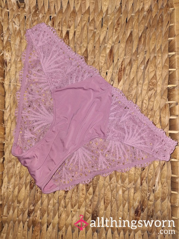 Delicious Smelling Rose Lace Panty, Worn For 48 Hours💋