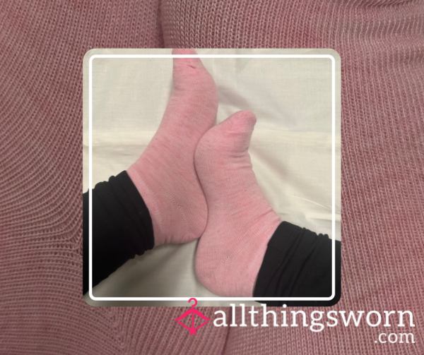 Pink Stains ⋆ 24 Hour Worn Socks