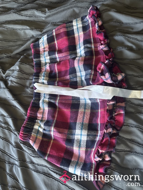 Pink Plaid Pj Shorts 💕