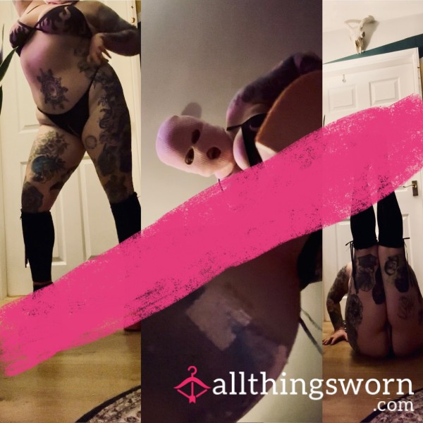 Pink Platform Heels , Black Knee High Socks Plus Curves. Degradation , Treading On You POV ✨