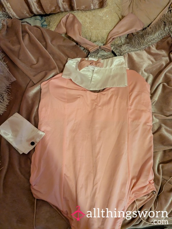 Pink Playboy Bunny Style Suit 🐰🎀