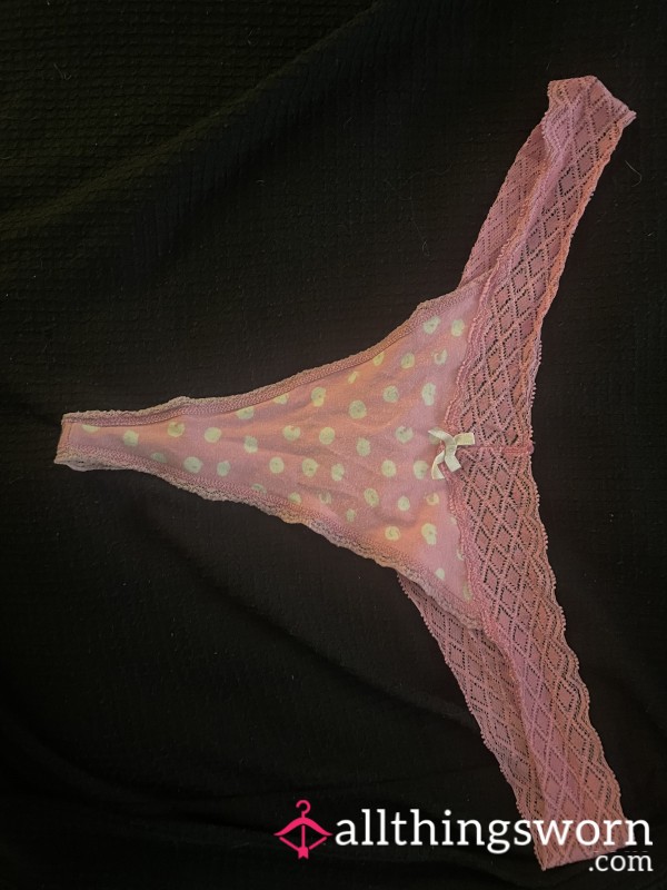 Pink Polka-Dot Panties