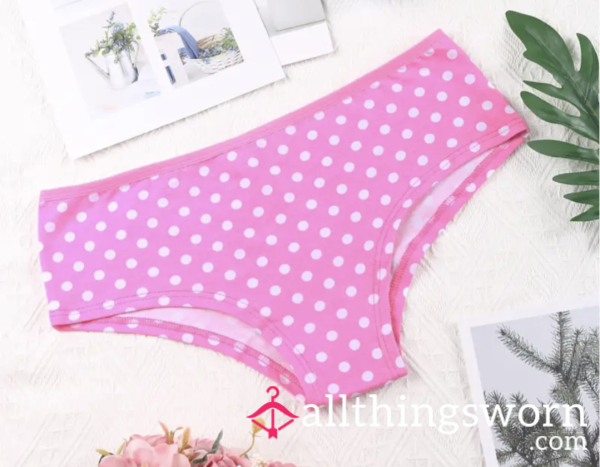 Pink Polka Dot Panties