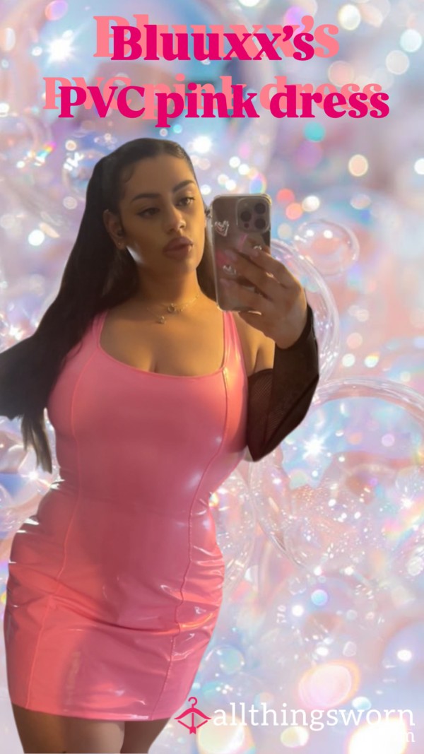 Pink Pvc Dress
