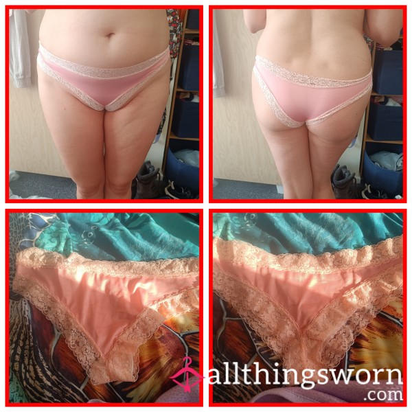 Pink Satin Knickers