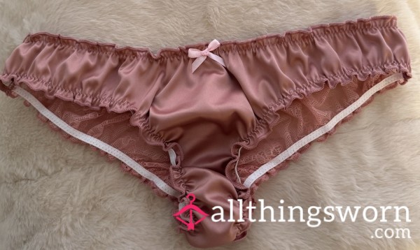 Pink Satin Panties 🩷