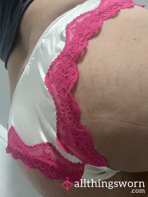 Pink Satin Panties