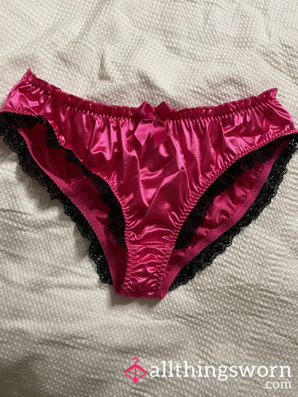 Pink Satin Panties 🎀