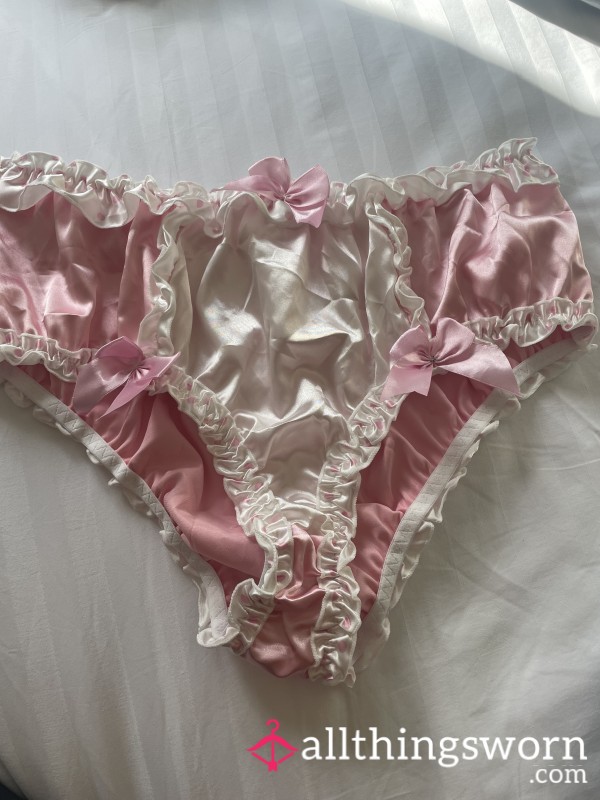 Pink Satin Sissy Panties