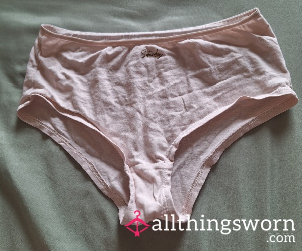 Pink Saturday Full Back Panties