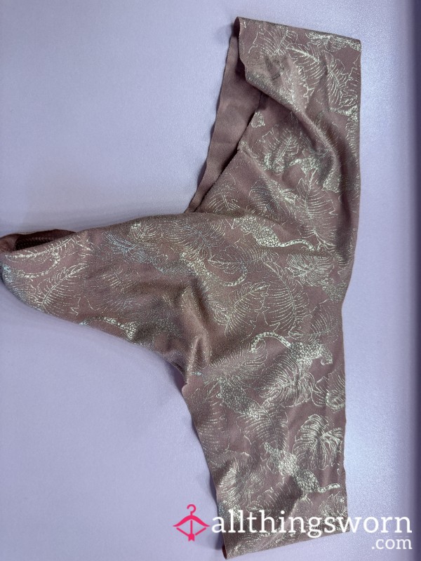 Pink Shimmer Thong