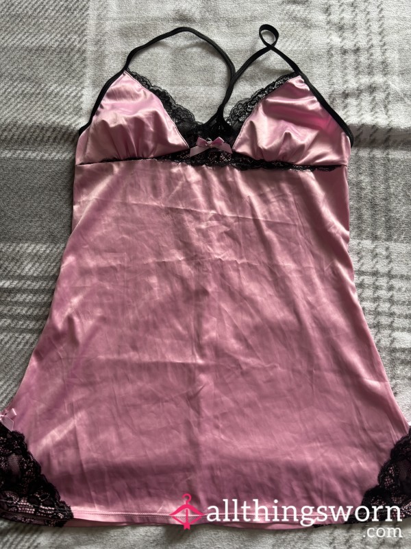 Pink Silk Dress